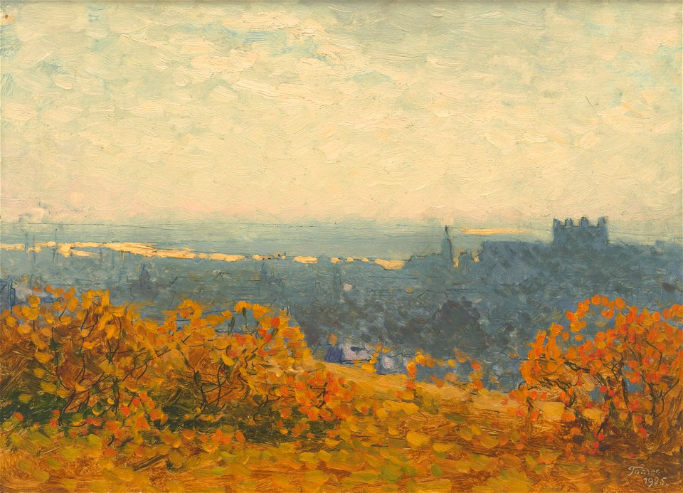 Jindřich Tomec - View of Bratislava - O 773 - Slovak National Gallery