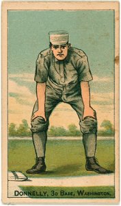 Jim Donnelly, Washington Statesmen, baseball card portrait LCCN2007680783