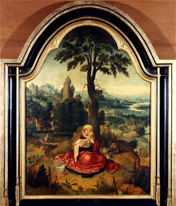 Joachim (école de) Patinir - Le repos pendant la Fuite en Egypte - PPP2542 - Musée des Beaux-Arts de la ville de Paris