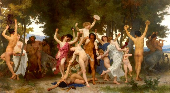 Jeunesse de Bacchus Bouguereau 1884