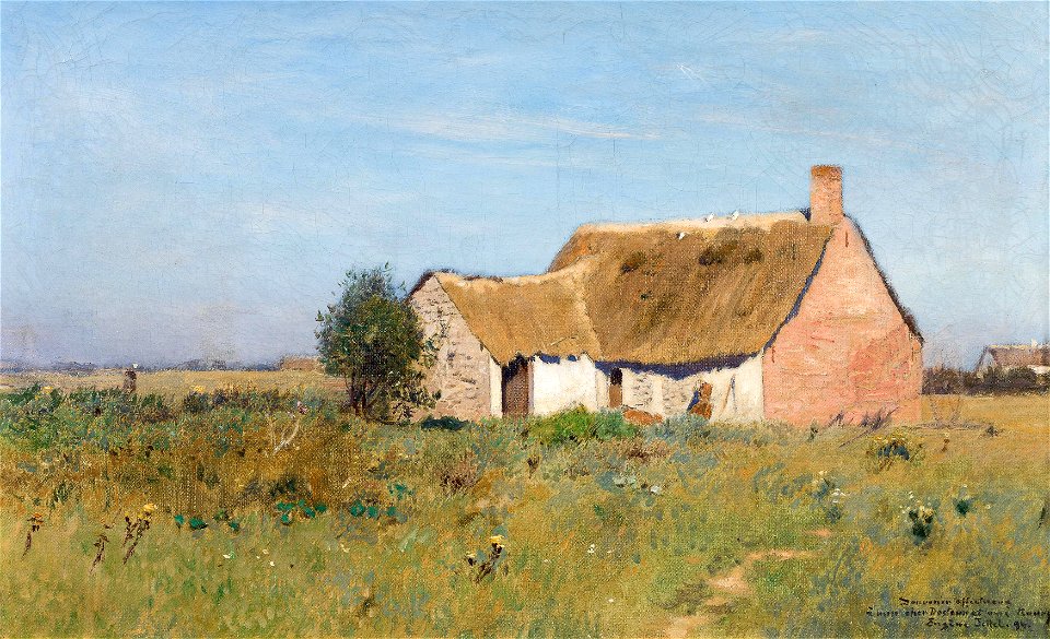 Eugen Jettel - Gehöft bei Cayeux (1894)