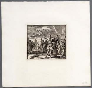 Jezus, Ananias´ zoon, weeklaagt over het lot van Jeruzalem, objectnr A 47940