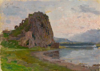 Jindřich Tomec - Devín - štúdia k obrazu - O 1524 - Slovak National Gallery