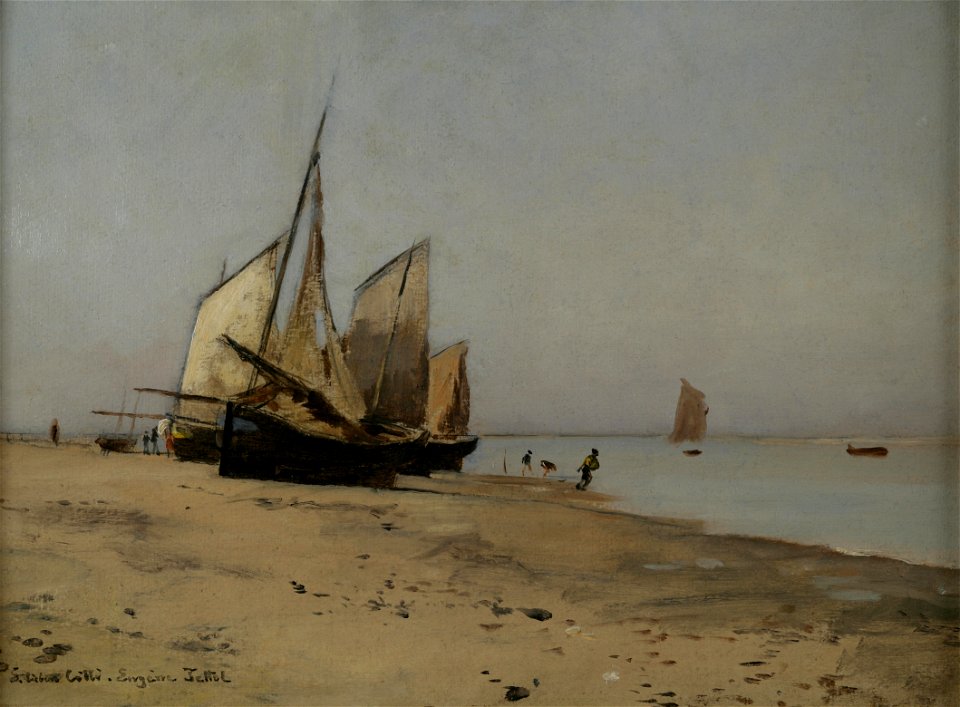 Jettel-Ships on a beach