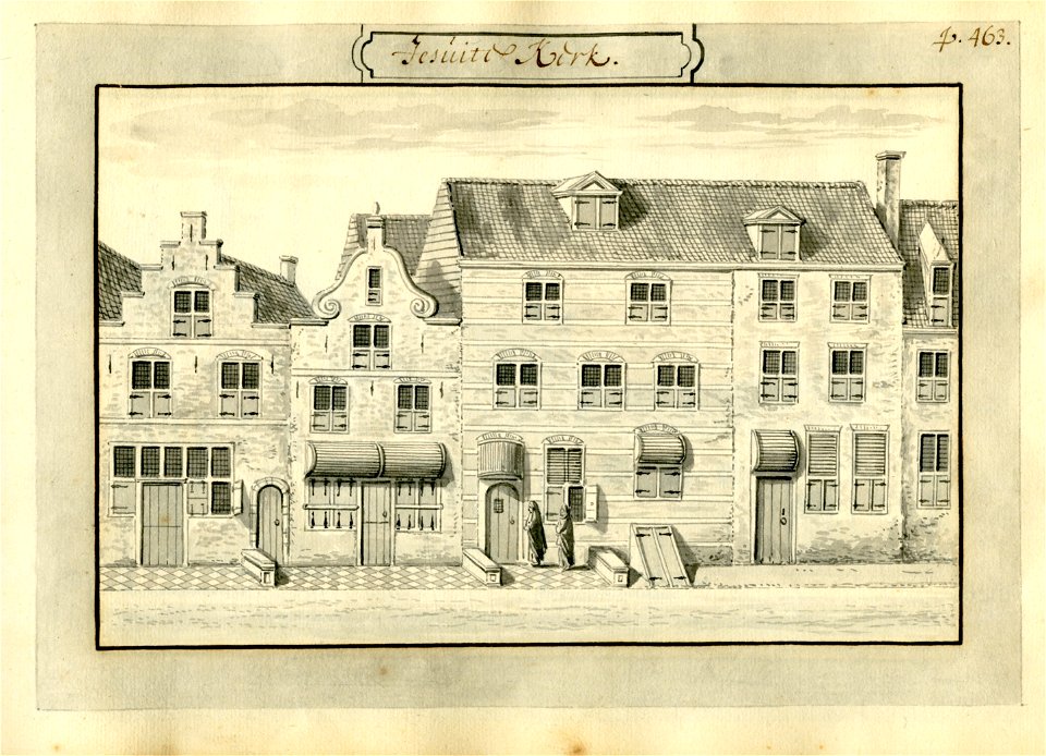 Jesuite Kerk, Abraham Rademaker, SA Delft, inv.nr. 5691
