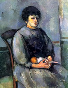Jeune fille à la poupée, par Paul Cézanne