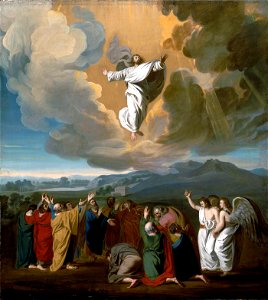 Jesus ascending to heaven