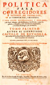 Jerónimo-Castillo-de-Bovadilla-Politica-para-corregidores-y-señores-de-vassallos MG 1094. Free illustration for personal and commercial use.