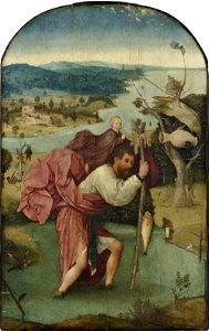 Jheronimus Bosch - Saint Christopher - Google Art Project. Free illustration for personal and commercial use.