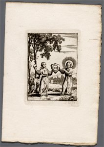 Jezus en de ziel, in wier hart zijn naam wordt afgedrukt, objectnr A 19314.2