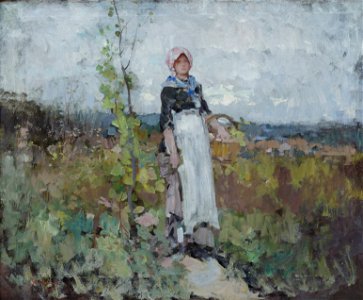 Jeune vigneronne française Nicolae Grigorescu