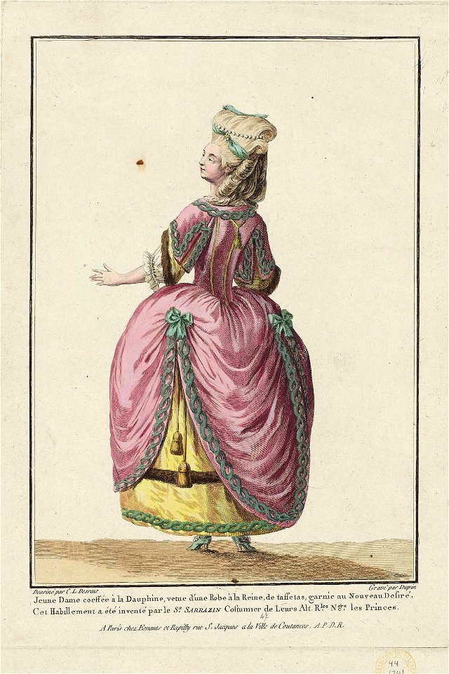 Jeune Dame coeffée à la Dauphine