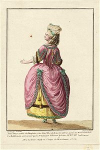 Jeune Dame coeffée à la Dauphine
