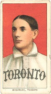 Jim McGinley, Toronto Team, baseball card portrait LCCN2008677039