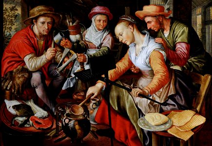 Joachim Beuckelaer - A Dutch Kitchen Scene NTIII THY 593114