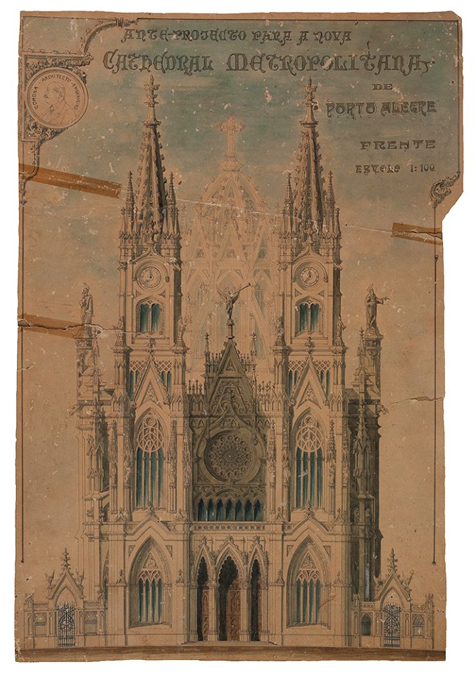 Jesús Maria Corona - Ante-projeto para a Catedral de Porto Alegre (2)