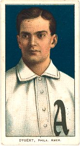 Jimmy Dygert, Philadelphia Athletics, baseball card portrait LCCN2008676838