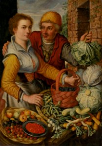 Joachim Beuckelaer - Vegetable Seller - O 249 - Slovak National Gallery