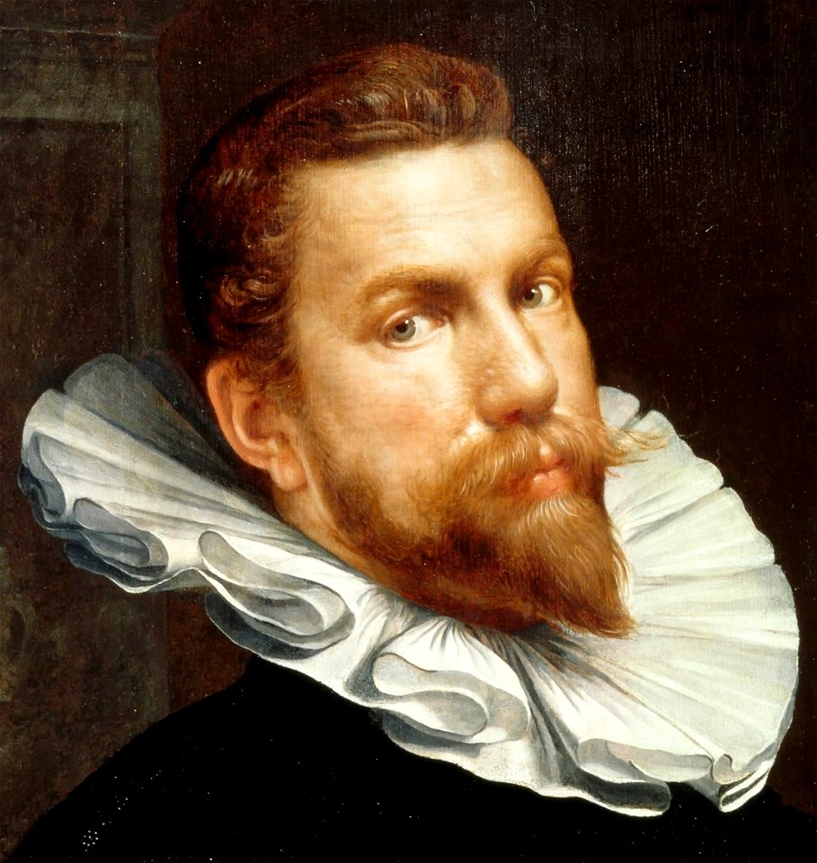 Joachim Wtewael - Self-portrait detail