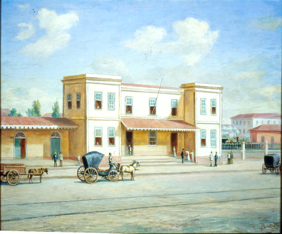 Jesus, Benedito Calixto de - Estação da Luz, 1880