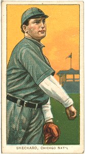 Jimmy Sheckard, Chicago Cubs, baseball card portrait LCCN2008675197