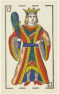 Jeu d'Aluette - Grimaud - 1860 - King of Clubs