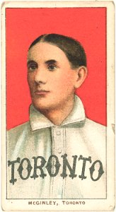 Jim McGinley, Toronto Team, baseball card portrait LCCN2008677039