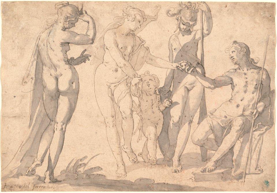 Joachim Anthonisz Wtewael - The Judgment of Paris, 1615
