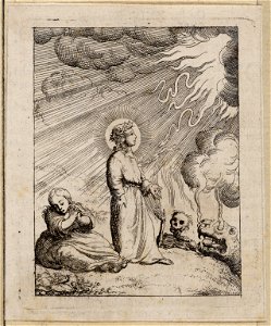 Jezus verdedigt de ziel tegen hel en dood, objectnr A 19288