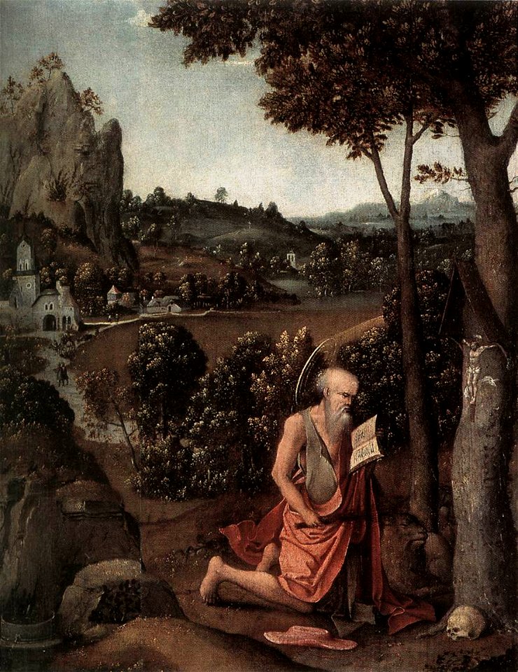 Joachim Patinir - Rocky Landscape with Saint Jerome - WGA17099