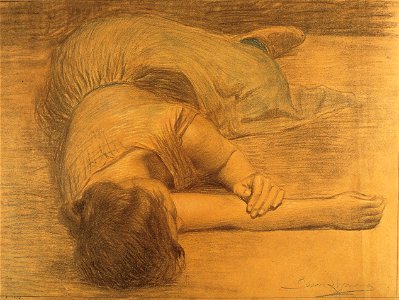 Joan Llimona - Woman Lying Down - Google Art Project