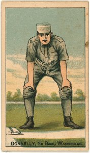 Jim Donnelly, Washington Statesmen, baseball card portrait LCCN2007680783