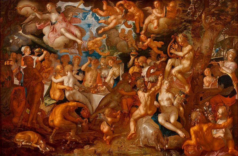 Joachim Anthonisz. Wtewael - The Marriage of Peleus and Thetis - 62.058 - Rhode Island School of Design Museum