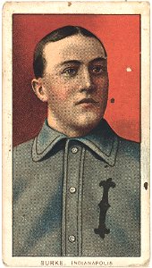 Jimmy Burke, Indianapolis Team, baseball card portrait LCCN2008676936