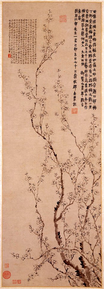 Jin Nong - Blossoming Prunus - 1989.363.160 - Metropolitan Museum of Art