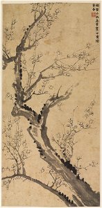Jin Nong 金農 - Ink Plum (Mo mei 墨梅) - 1998-147 - Princeton University Art Museum