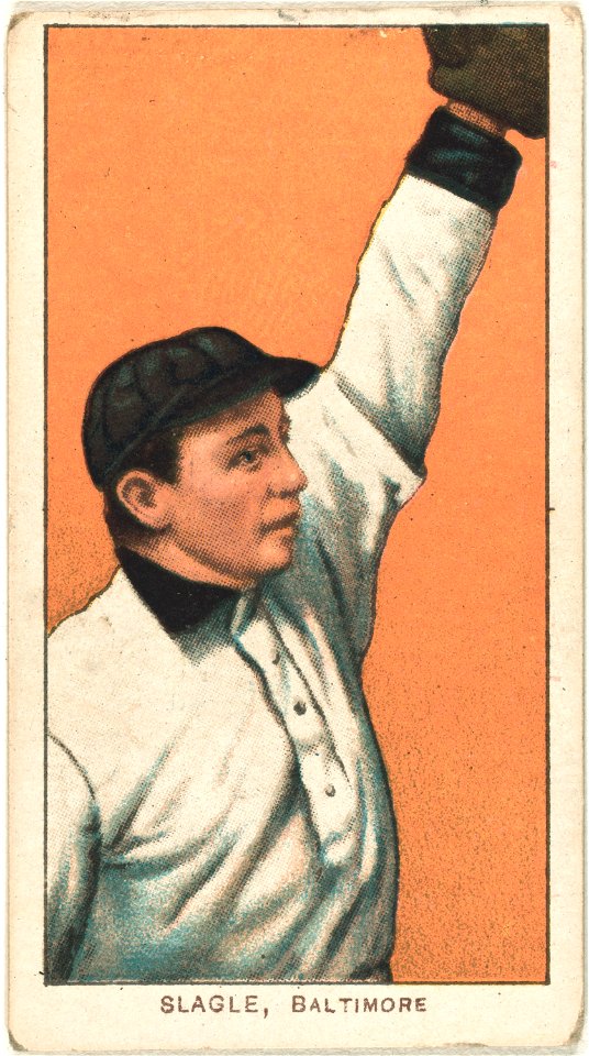 Jimmy Slagle, Baltimore Team, baseball card portrait LCCN2008676917