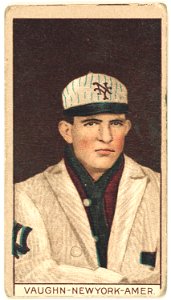 Jim Vaughn, New York Highlanders, baseball card portrait LCCN2008678375