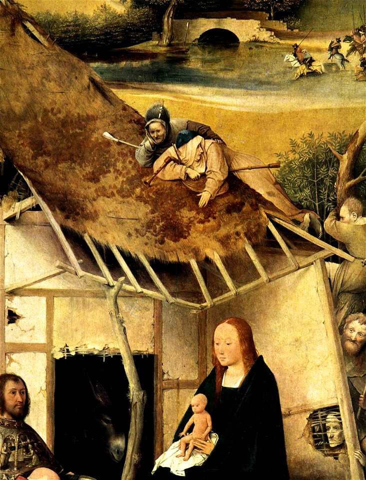 Jheronimus Bosch - Adoration of the Magi - detail