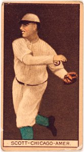 Jim Scott, Chicago White Sox, baseball card portrait LCCN2008678039
