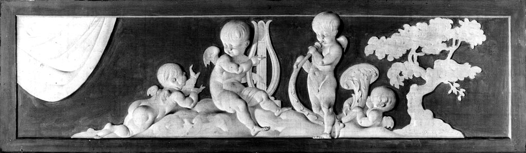 Joannes van Dreght - Schoorsteenstuk, afkomstig uit Herengracht 488 - KA 15152 - Amsterdam Museum