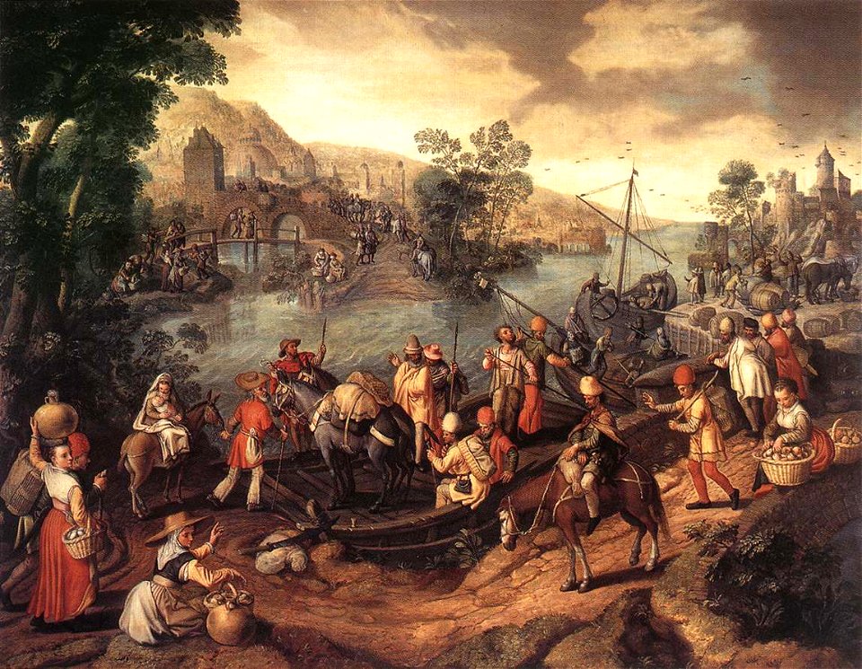 Joachim Beuckelaer - The Flight into Egypt - WGA02113