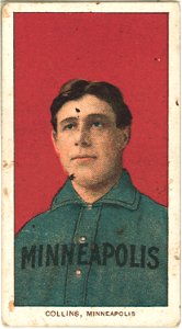 Jim Collins, Minneapolis Team, baseball card portrait LCCN2008677004