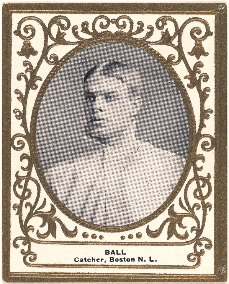 Jim Ball, Boston Doves, baseball card portrait LCCN2007683724