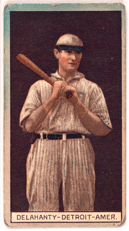 Jim Delahanty, Detroit Tigers, baseball card portrait LCCN2008678363