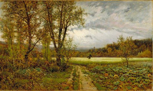 Joaquim Vayreda - The Scarecrow - Google Art Project