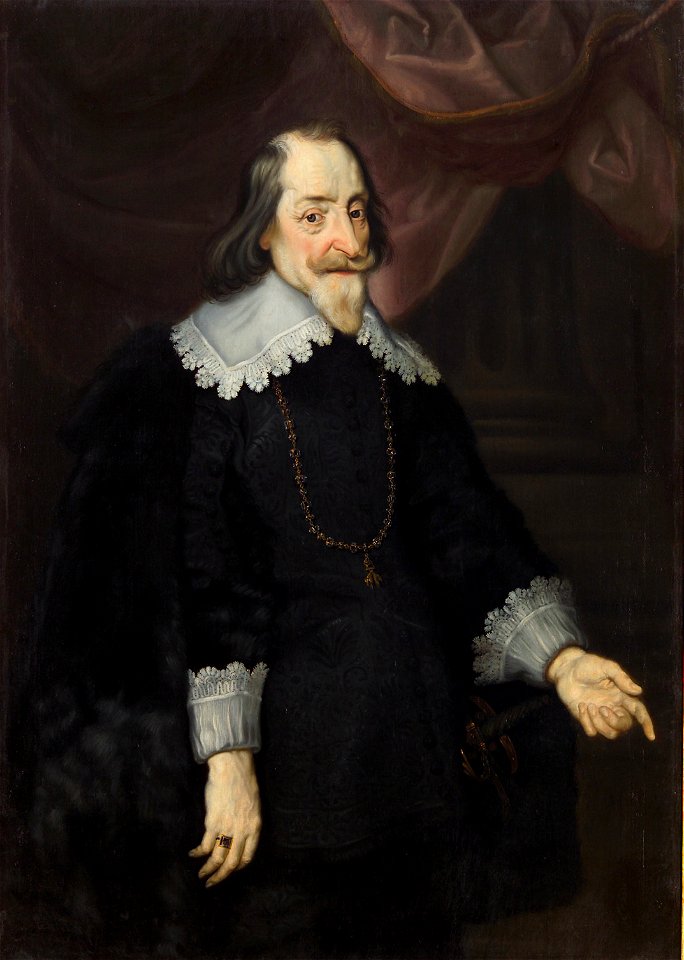 Joachim von Sandrart, , Schloss Ambras Innsbruck - Herzog Maximilian I. (1573-1651), Kurfürst von Bayern, Kniestück - GG 8035 - Kunsthistorisches Museum
