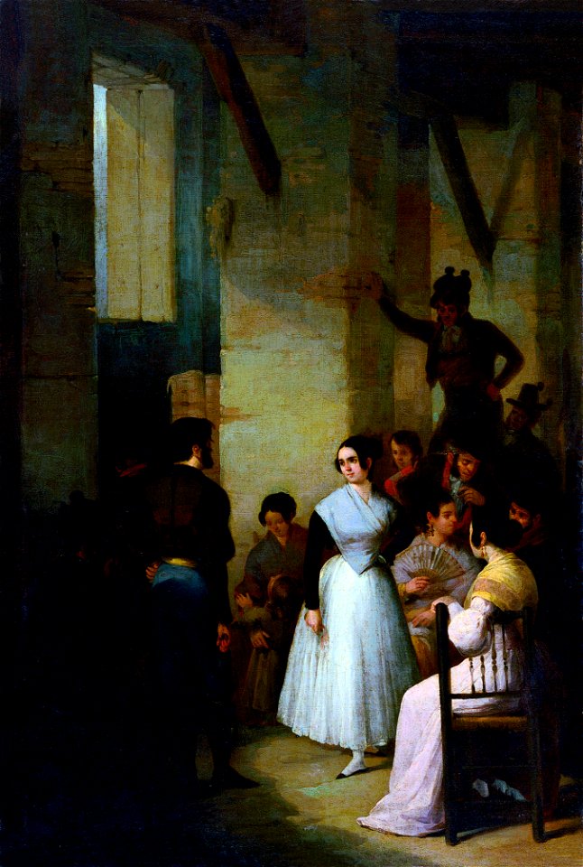 Joaquín Domínguez Bécquer Indoor dance