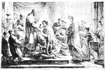 Joachim II nimmt das Abendmahl