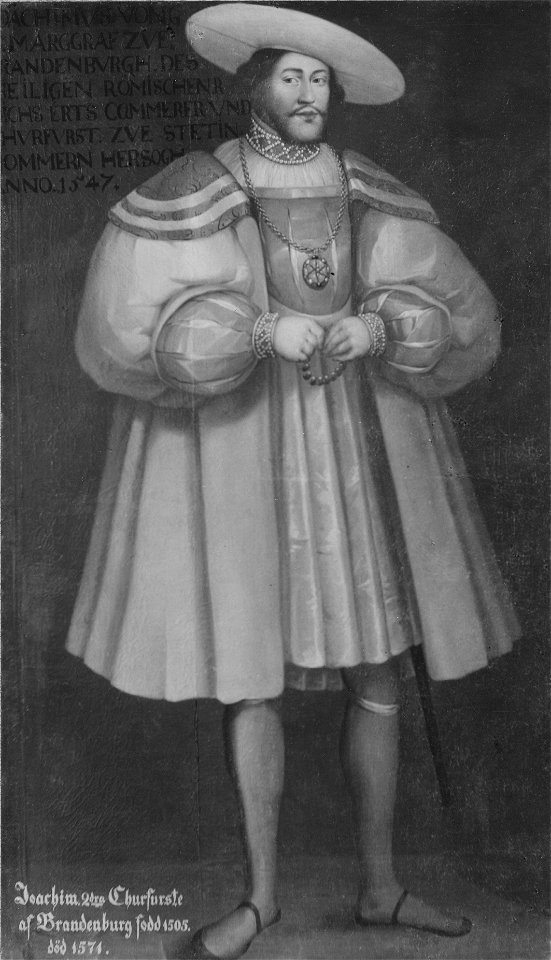 Joakim II, 1505-1571, kurfurste av Brandenburg (David Frumerie) - Nationalmuseum - 15243